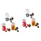  2 PCS Simulated Jam Toy Kitchen Food Mini Landscape Strawberry Sauce Model