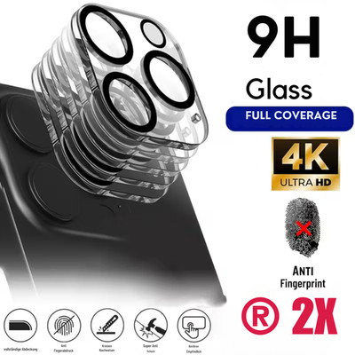 2x Kameraschutz Glas für iPhone 11 12 13 14 15 16 17 Pro Max Panzerfolie Linsen