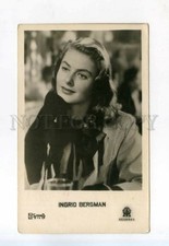 528334 INGRID BERGMAN Swedish FILM actress Vintage PHOTO postcard