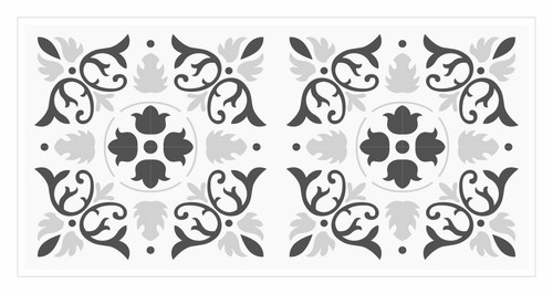 Tile Stickers Waterproof Border / Metro Grey Mosaic Pack Of 24 150mm x 75mm BT31 - Picture 17 of 19