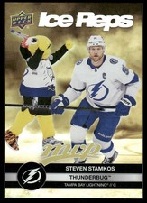 2023-24 Upper Deck MVP Ice Reps Gold #IR8 Steven Stamkos/Thunderbug