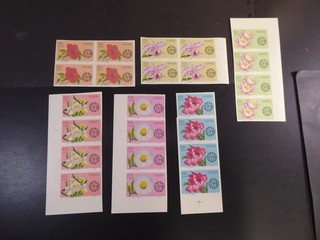 Panama 1966 4 imperforated series "flowers" /MNH Mi.No. 586/61 ME 48 f. marked