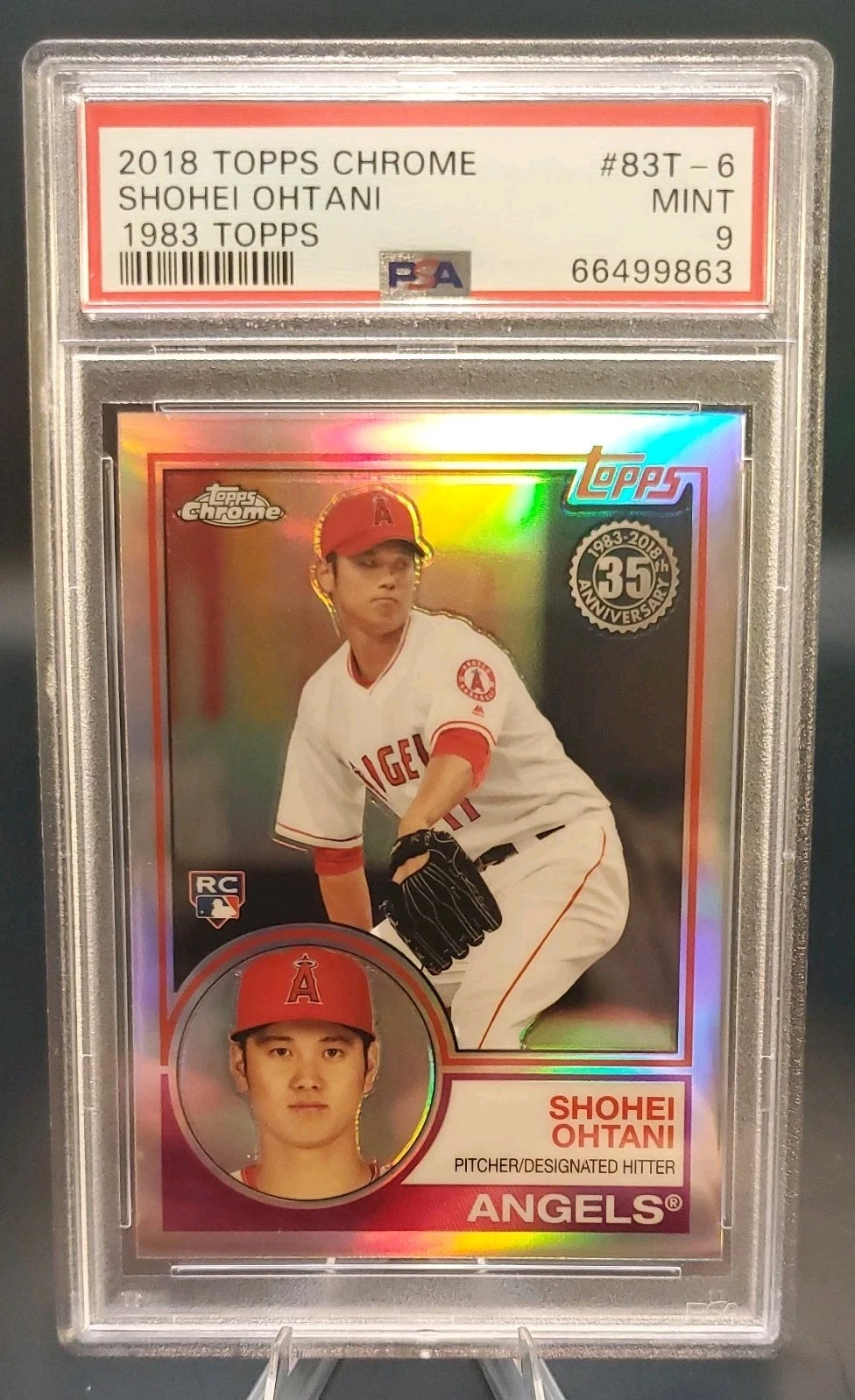 Shohei Ohtani trading card