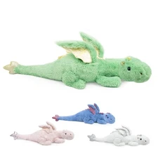 Weighted Stuffed Animal 5Lbs 35.4", Heavy Soft Dragon Plush Toy, Green Weight...