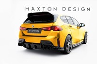 Maxton Design Diffusor Flaps V.2 Passend FüR BMW 1Er M-Paket F70 Schwarz Hochgla