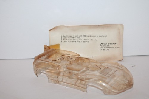 VINTAGE LANCER CLEAR BODY 83 CHAPARRAL 1/24 SCALE NEW OLD STOCK - Picture 3 of 10
