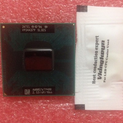   Core 2 Duo T9400 2.53 GHz 1066MHz Dual-Core Socket P Mobile CPU Processor @zx
