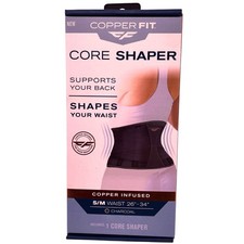 Copper Fit Core Shaper Charcoal S/M 26"-34" - 1 Pack - New