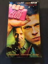 Fight Club (VHS, 1999) Brad Pitt, Edward Norton - Pre-Owned
