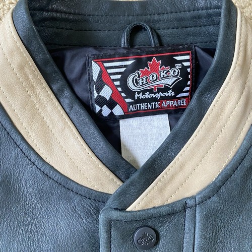 Vintage Snap On Tools Leather Jacket Charter Member Mens XXL Black Embroidered - Picture 10 of 11