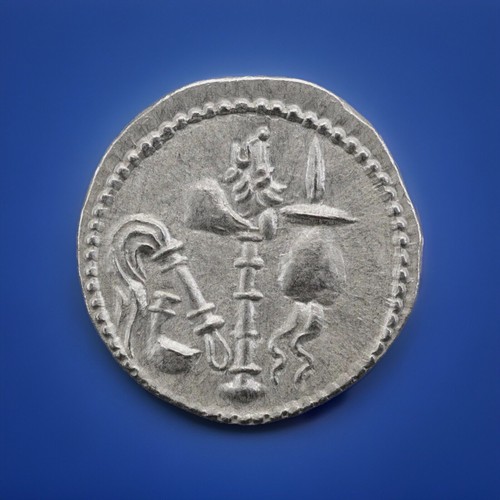 Roman Denarius of Caius Julius Caesar Elephant Modern Coin - Picture 2 of 2