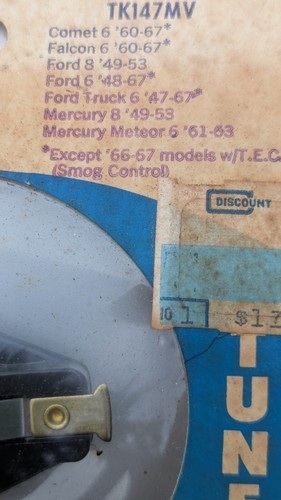 2 - NOS Ignition Tune-up Kit TK147MW Ford And Mercury & 175 American Motors. - Picture 7 of 8