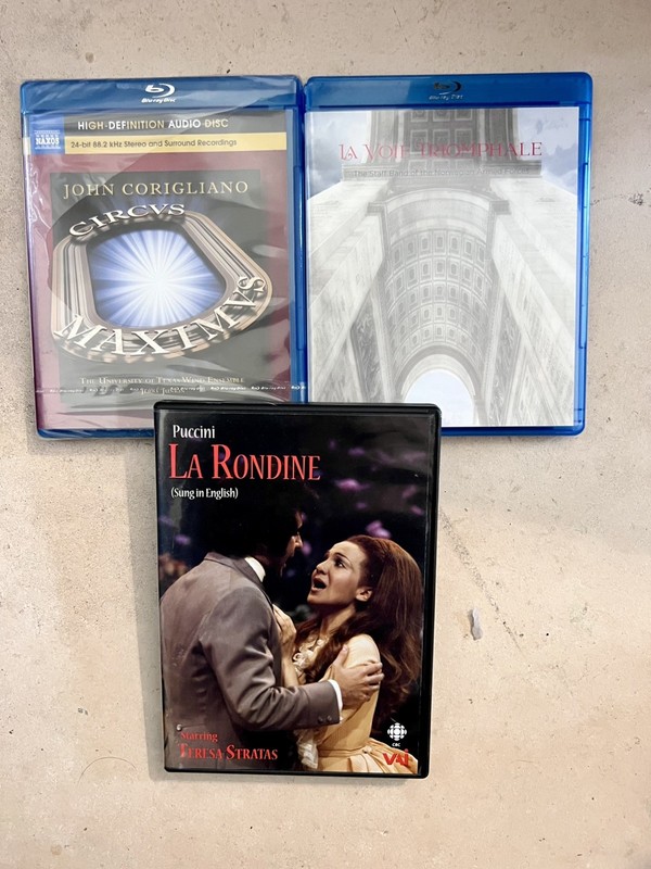 The Staff Band of th - La Voie Triomphale, John Corigliano, La Rondine blu-ray