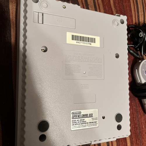 Super Nintendo Entertainment System Console Model No. SNS-001 SNES+controllerpwr - Picture 6 of 8