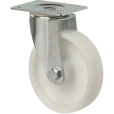 BS Rollen Lenkrolle 150mm L400.B10 Platte,Kst.weiß,RL L400.B10.150, 9900011846