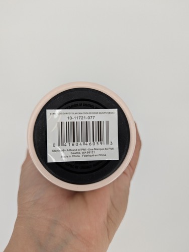 Nuevo Stanley The Everyday Slim Lata Enfriador Taza Con Tapa 10 OZ - Cuarzo Rosa Rosa - Imagen 5 de 5