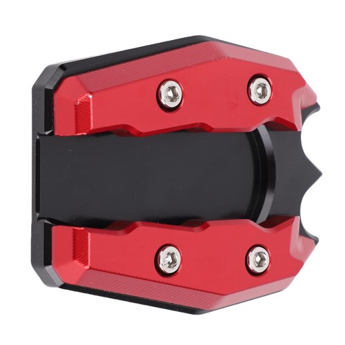 ✈Red Motorcycle Kickstand Extension Plate CNC Aluminium Alloy Foot Side Parking - Picture 6 of 23