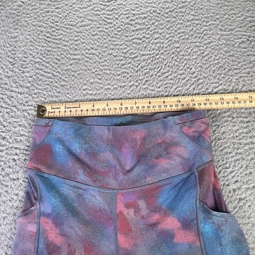 Luluelmon Fast Free High-Rise Tight Leggings Womens 6 Blue Pink 25” Pockets - Picture 3 of 11