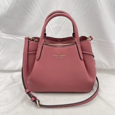Kate Spade Womens Dumpling Small Satchel Crossbody K8135 Leather Pomegranate