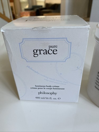Philosophy Pure Grace Luminous Body Crème 16 Fl Oz /480 Ml New In Box - Picture 2 of 7