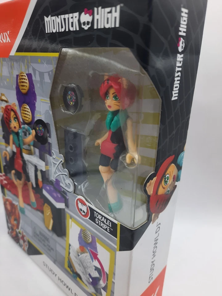 Monster High Mega Construx Study Howl DJ Toralei Stripe DPK30 2016 NUEVO EN STOCK Foto 3 de 4