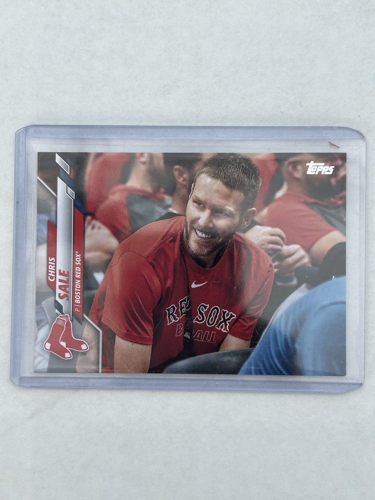 2020 Topps Update Series - SP Photo Variation Chris Sale #U-287 Smiling