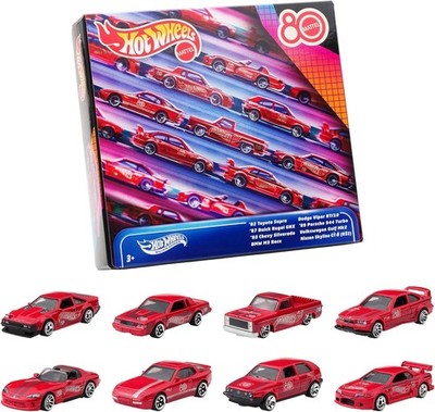 Hot Wheels Mattel 80th Anniversary 8 Cars JGK09 | eBay