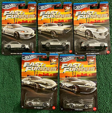 Hot Wheels Silver Series Fast Furious 5-Car Set 1:64 Diecast Unopened