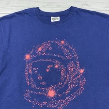 Billionaire Boys Club T-Shirt Mens Large Blue BB Hyades Astronaut Crew Neck