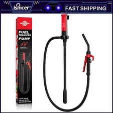 Battery Powered Electric Fuel Transfer Siphon Pump Gas Oil Water Liquid 2.2 GPM,