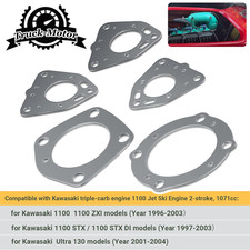 für Kawasaki 1100 ZXI STX Ultra 130 Auspuff Dichtsatz 1996 1997 1998 1999 2000