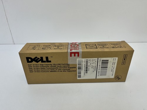 Dell 5110cn High Capacity Yellow Toner Cartridge 593-10123 JD750 - Picture 8 of 13