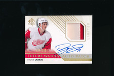 2015-16 SP Authentic Future Watch #260 Dylan Larkin Limited Auto Patch 050/100