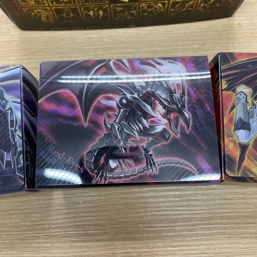 Yugioh Deck Case Strage Box Set Zane Truesdale Red-Eyes Jack Atlas Japón - Imagen 3 de 13