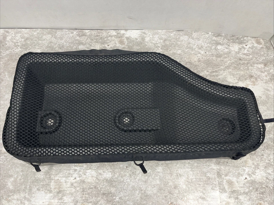 Nissan Frontier 2005-2017 doble cabina contenedores de almacenamiento traseros debajo del asiento con redes Foto 2 de 4