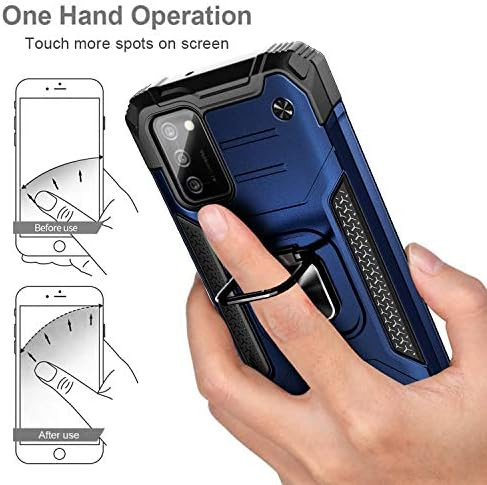 Hülle für Samsung Galaxy A02S mit Hartglas Displayschutzfolie, [Military-Gra - Bild 5 von 5