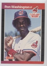 1989 Donruss Ron Washington (*Denotes* on Back) #468 9g4