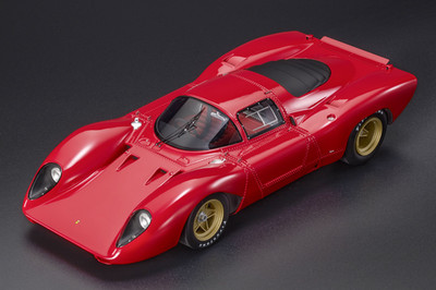TOP MARQUES 1:18 FERRARI 312P 3.0L V12 1969 ROT mit Display Case lim. 500 pcs