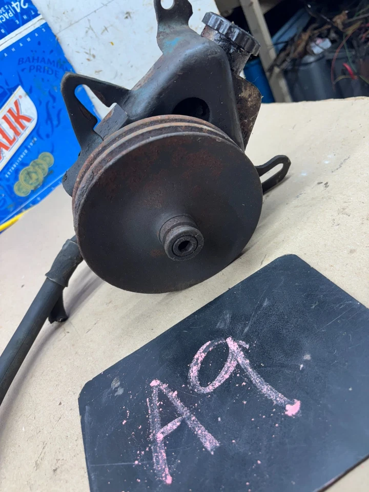 1970 1981 CAMARO FIREBIRD TRANS AM CHEVELLE SBC DUAL GROOVE POWER STEERING PUMP - Image 2 of 4