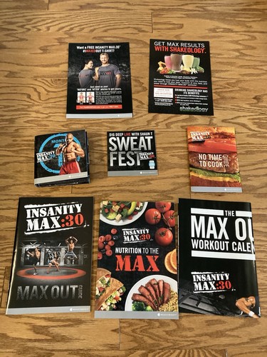 Insanity Max 30 Workout Complete 10 DVD Set Beachbody + Nutrition Guide - Picture 2 of 10