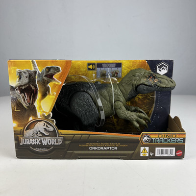 Jurassic World Wild Roar Orkoraptor Dinosaur Toy Figure With Sound Mattel