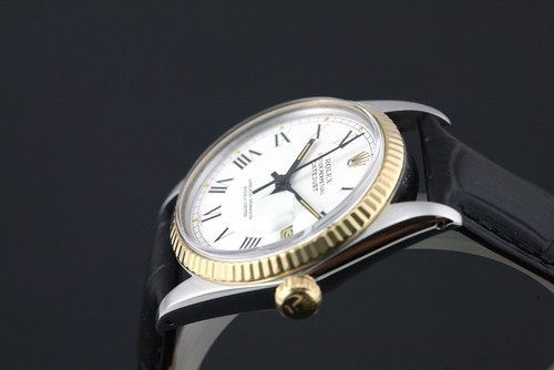 Vintage Rolex Datejust 16013 Cal 3035 Automatic Men`s Buckley Dial Date Watch - Picture 6 of 14