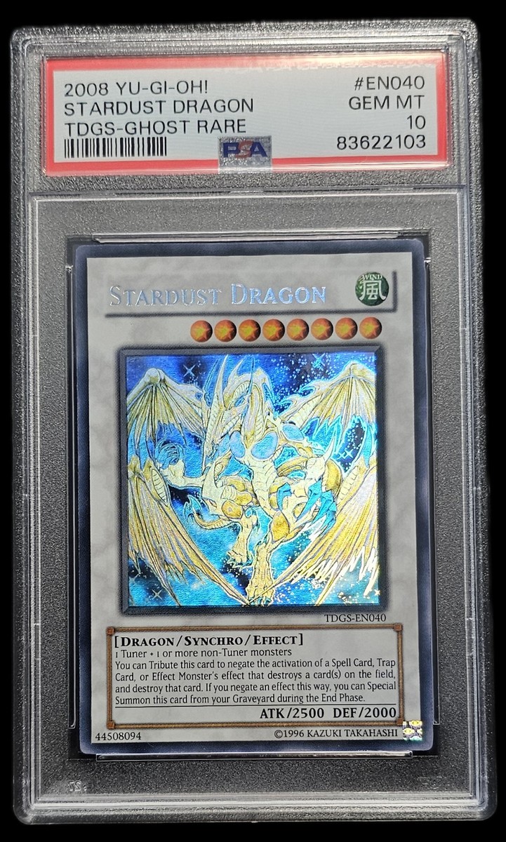 【psa9】2008 スターダスト・ドラゴン ゴーストレア Yugioh Card Japanese Stardust Dragon Ghost Rare PSA 9 Mint, TDGS