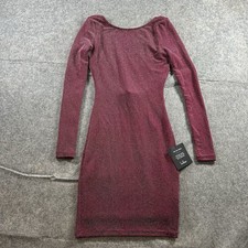 Lulus Dress Womens XS Gift Of Love Bodycon Red Backless Sexy Romantic Date Night