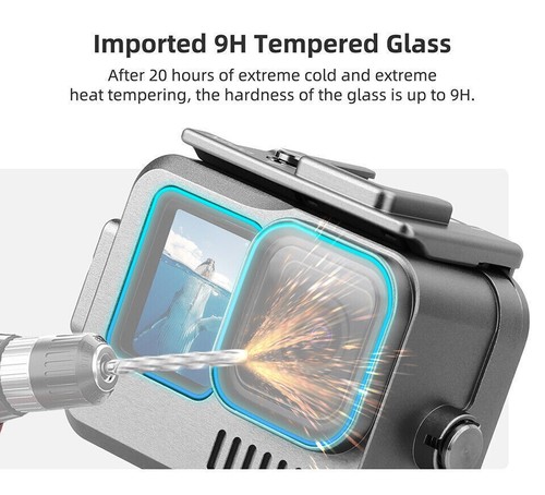 For GoPro9/10/11 Camera Accessories Diving Waterproof Protection Cover Case Cage - Bild 6 von 13