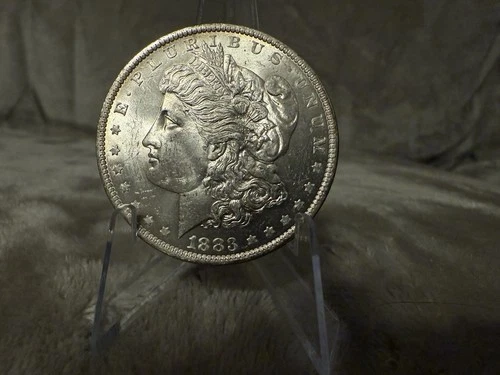1883 O MORGAN SILVER DOLLAR SOLID GEM BU REPUNCHED MINT MARK VAM 4 O/O TOP 100
