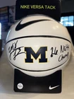 Yaxel Lendeborg Signed Nike Michigan Wolverines Basketball W/ Champs Insc JSA