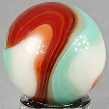 Vintage Akro Multi-Color Corkscrew .70 Inches Near-Mint Condition 