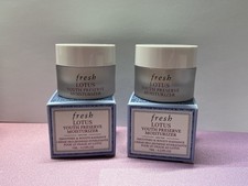 LOT OF 2 FRESH Lotus Youth Preserve Moisturizer Face Cream 0.23oz/7ml Each NIB