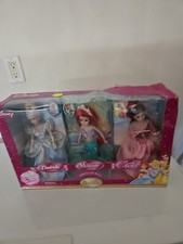 BrassKey Keepsakes Disney Princess Porcelain Collector Doll Set of 3
